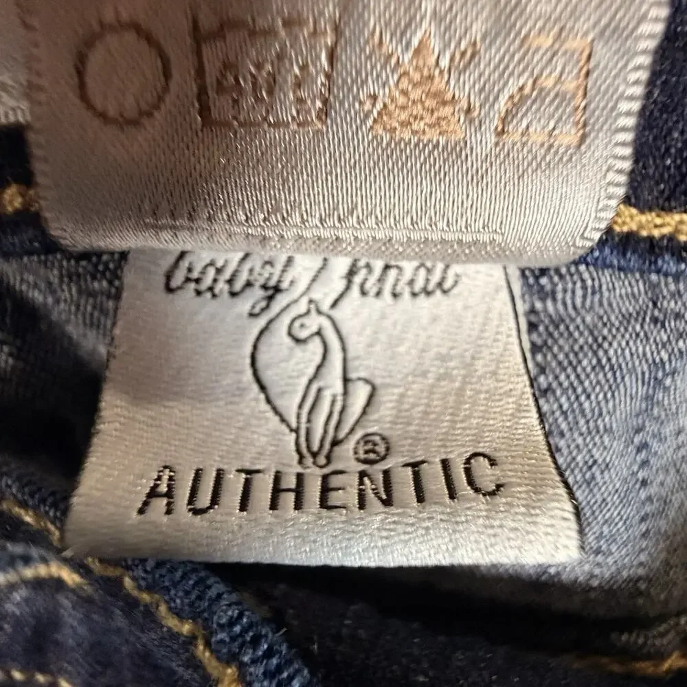 Baby Phat Authentic Jeans Womens 18 Denim Casual Pockets Cat Metal Logo - Picture 8 of 11
